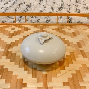 SOLD Vintage Porcelain Jewelry Box Catchall
